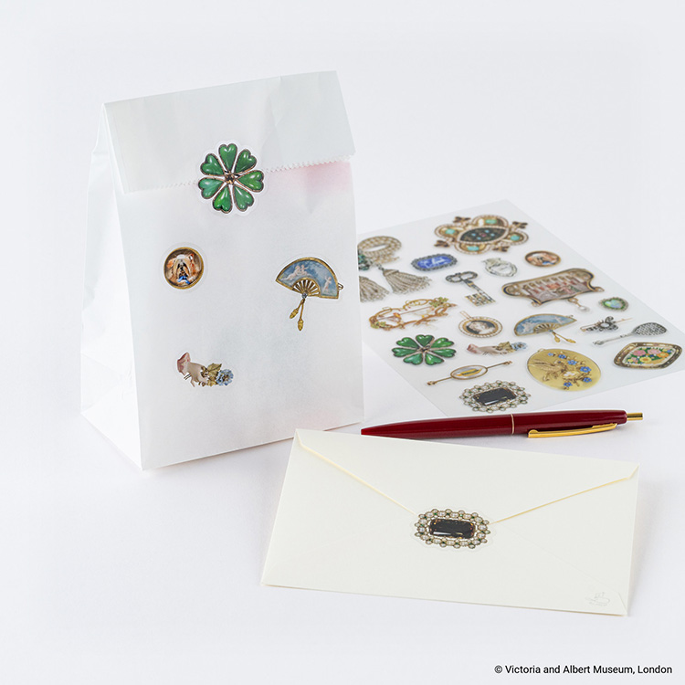 ほぼ日 ほぼ実寸ジュエリーシール V&A Series