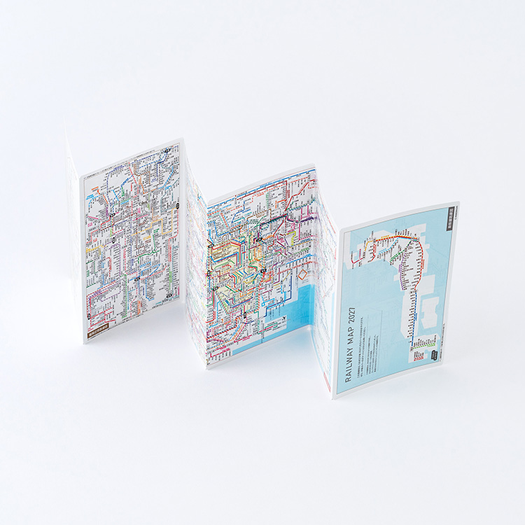 ほぼ日の路線図2027 オリジナルサイズ用(A6)