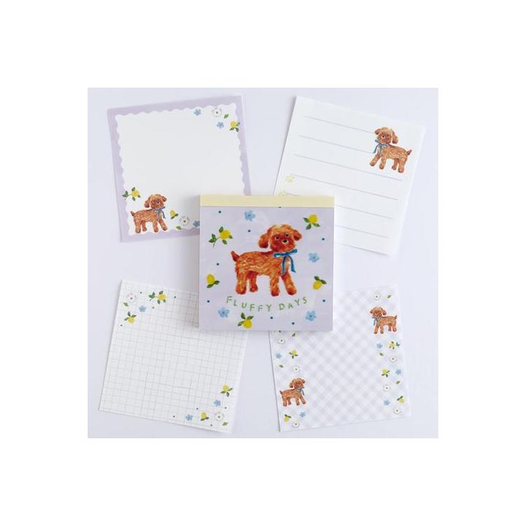 メモパッド・スクエア 利光春華 ブルーリボンドッグ ブルーリボンドッグ