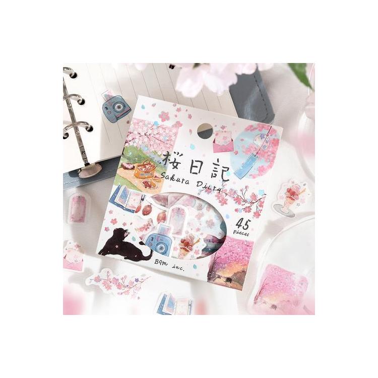 春柄 フレークシール 桜日記 桜日記