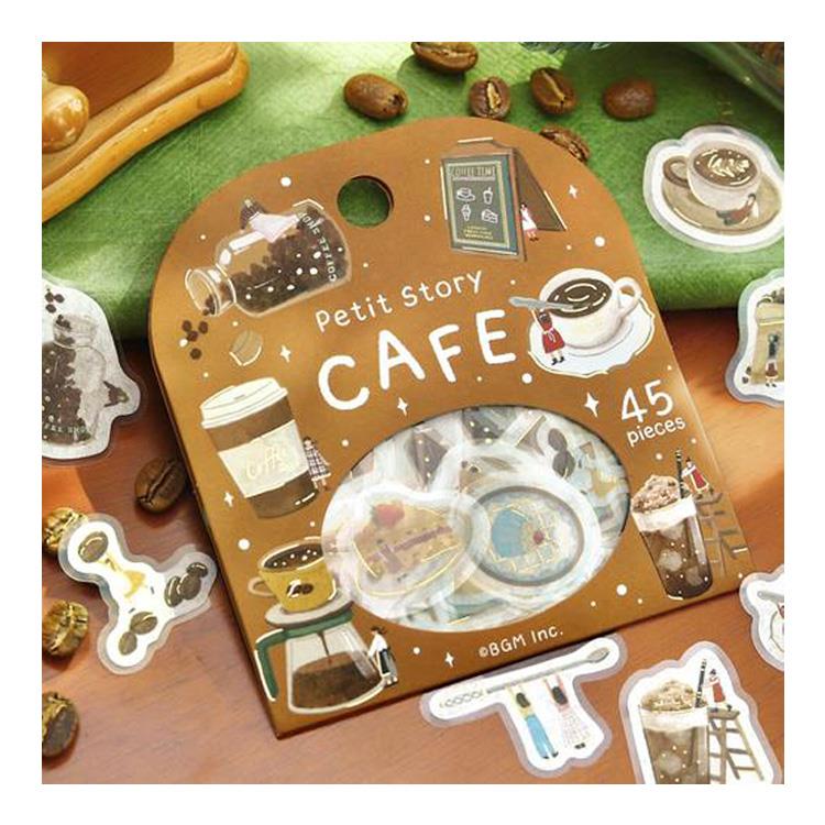 フレークシール プティストーリー カフェ カフェ