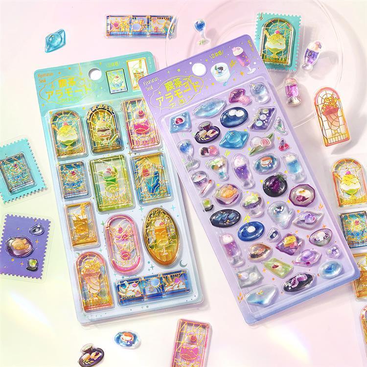 きゅるるんシール 箔押し 喫茶アラモード 雅 雅