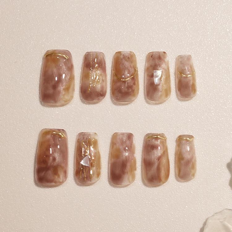 ネイルチップ Amber Glow