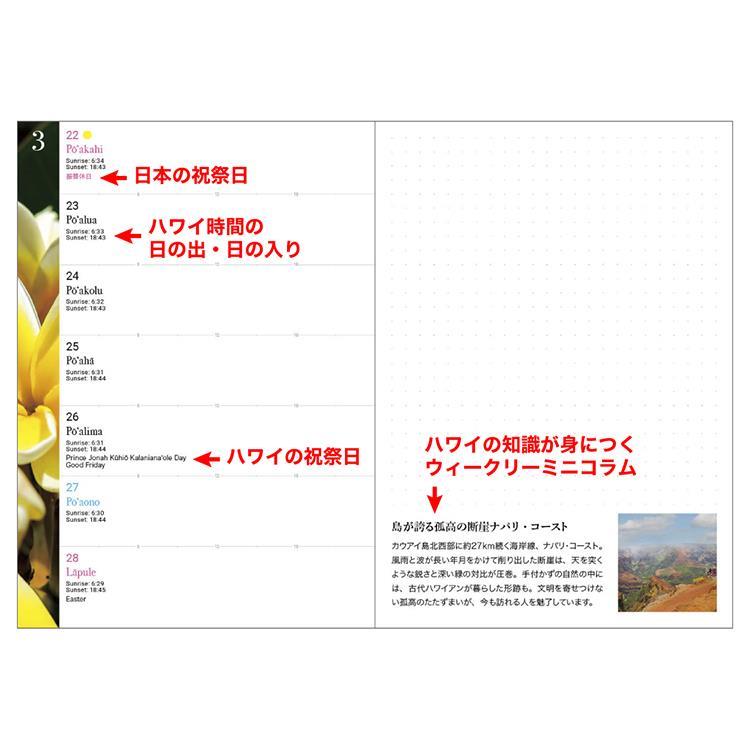 2026年10月始まり手帳 週間 B6 Hawaii Diary リバイバル リバイバル