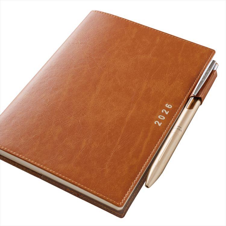 2026年4月始まり手帳 月間 B6 NOLTY キャレル1 キャメル キャメル