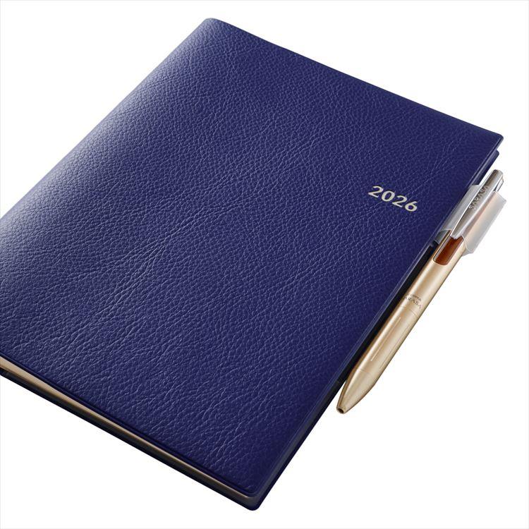 2026年4月始まり手帳 月間 A5 NOLTY トリム2 ネイビー ネイビー