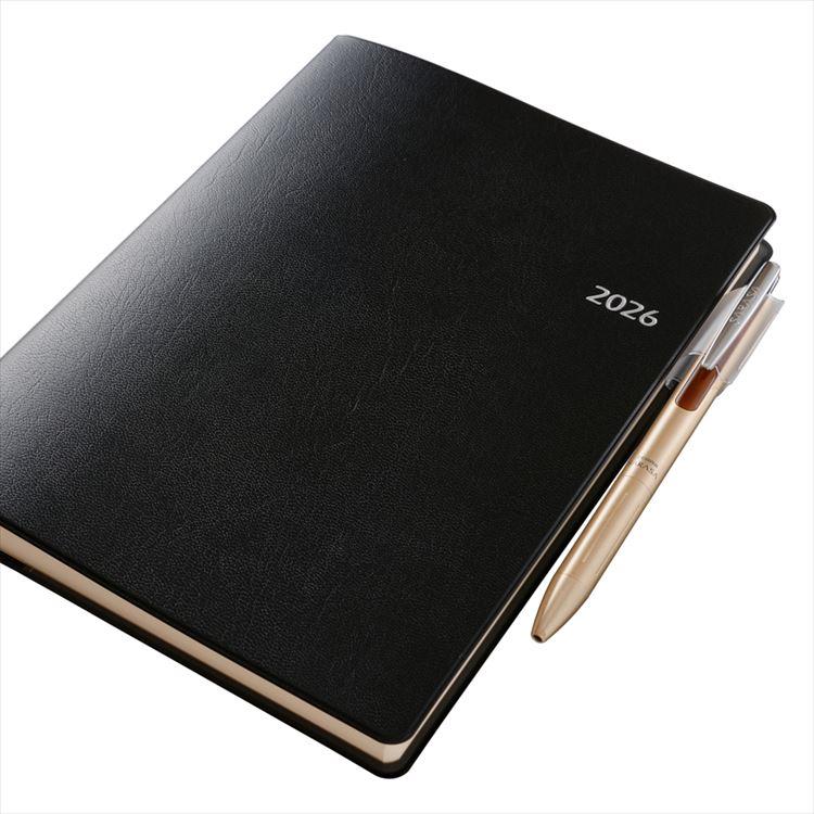 2026年4月始まり手帳 週間レフト A5 NOLTY リフレ3 ブラック