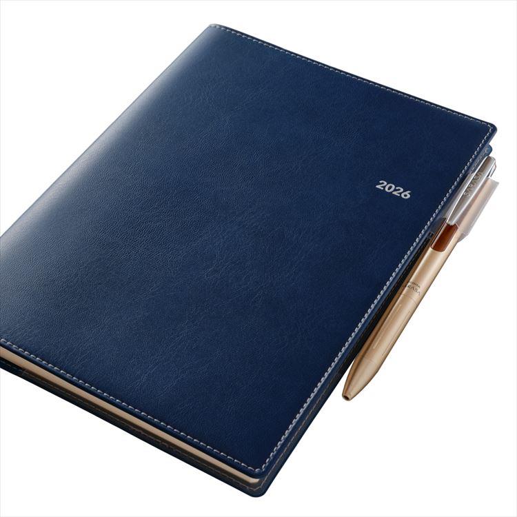 2026年4月始まり手帳 月間 A5 NOLTY エクリ2 ネイビー