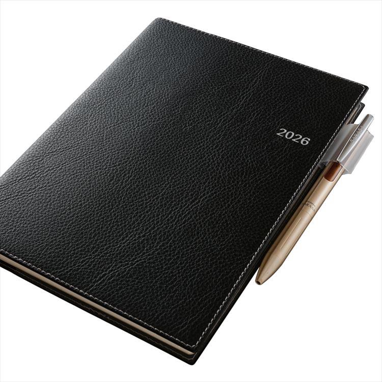 2026年4月始まり手帳 週間ブロック A5 NOLTY アクセス5 ブラック ブラック