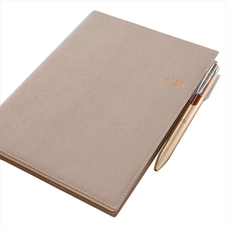 2026年4月始まり手帳 月間 A5 NOLTY アクセス2 グレー