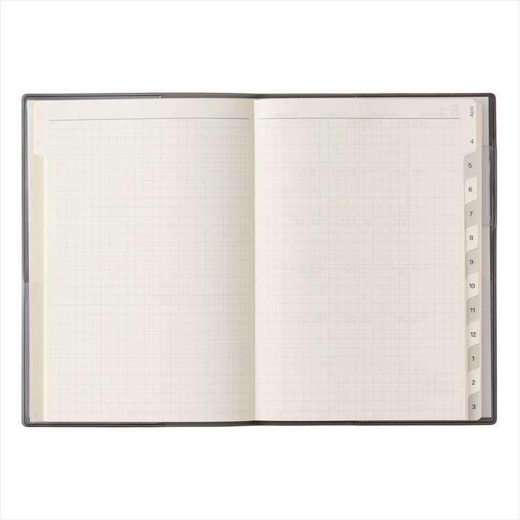 2026年4月始まり手帳 月間 B6 NOLTY アクセス Depot ブラック ブラック