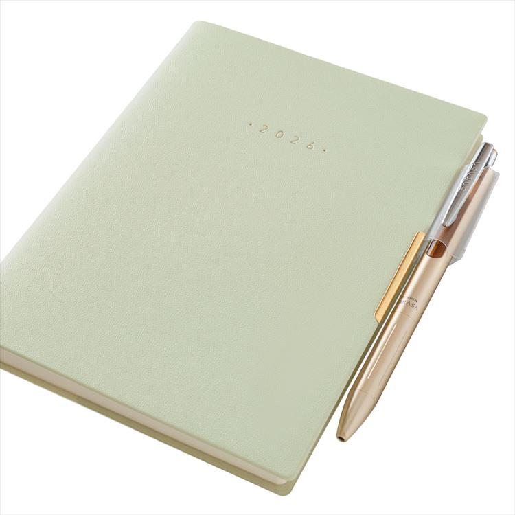 2026年4月始まり手帳 週間ブロック B6 NOLTY エクリ Plus ミント ミント