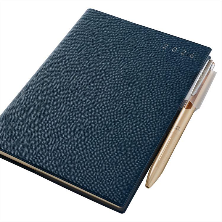 2026年4月始まり手帳 月間 B6 NOLTY エクリ ネイビー