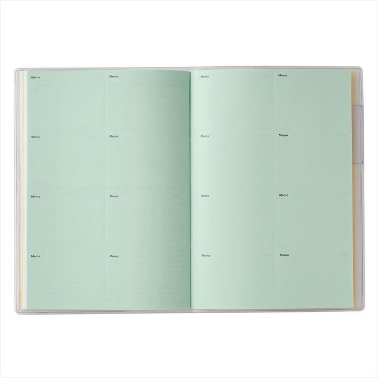 2026年4月始まり手帳 月間 B6 NOLTY 日曜始まり ベージュ ベージュ