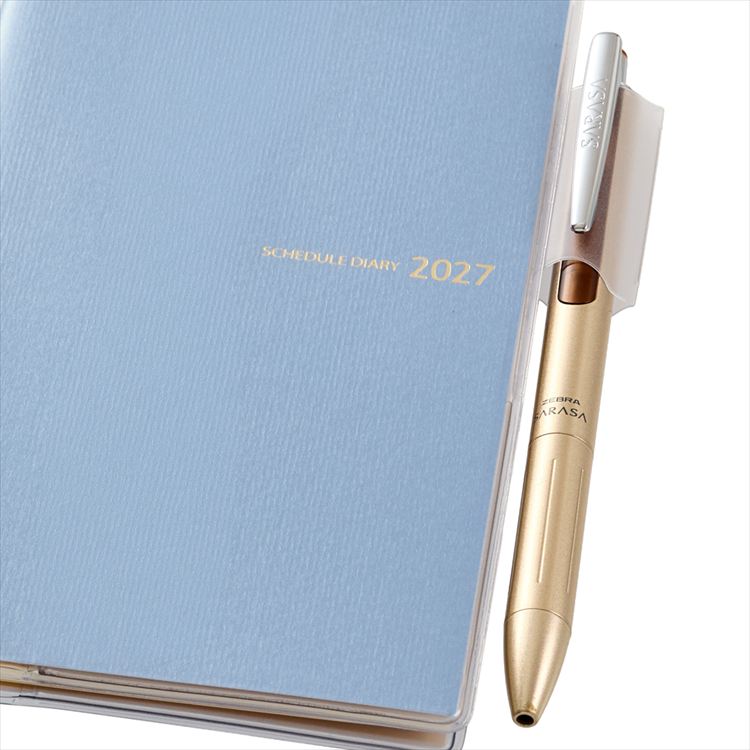 2027年1月始まり手帳 月間 B7 NOLTY 日曜 スリム ブルー ブルー