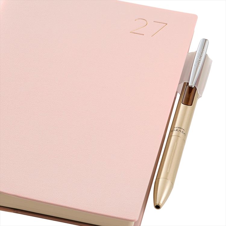 2027年1月始まり手帳 週間レフト B6変型 NOLTY ユー ベビーピンク