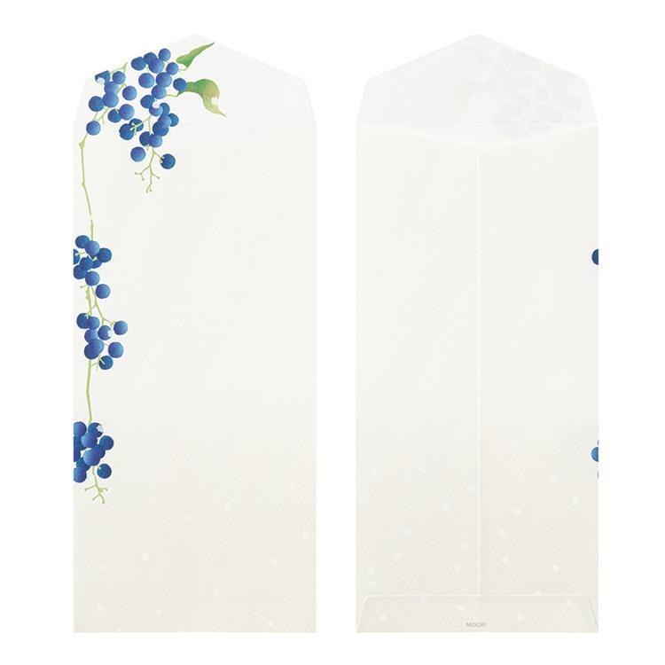 冬柄封筒 冬の実柄 冬の実柄