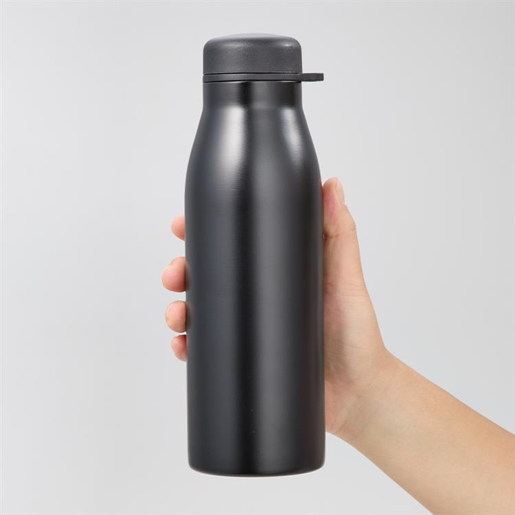 ショルダーサーモステンレスボトル 500ml グレー 水筒 グレー