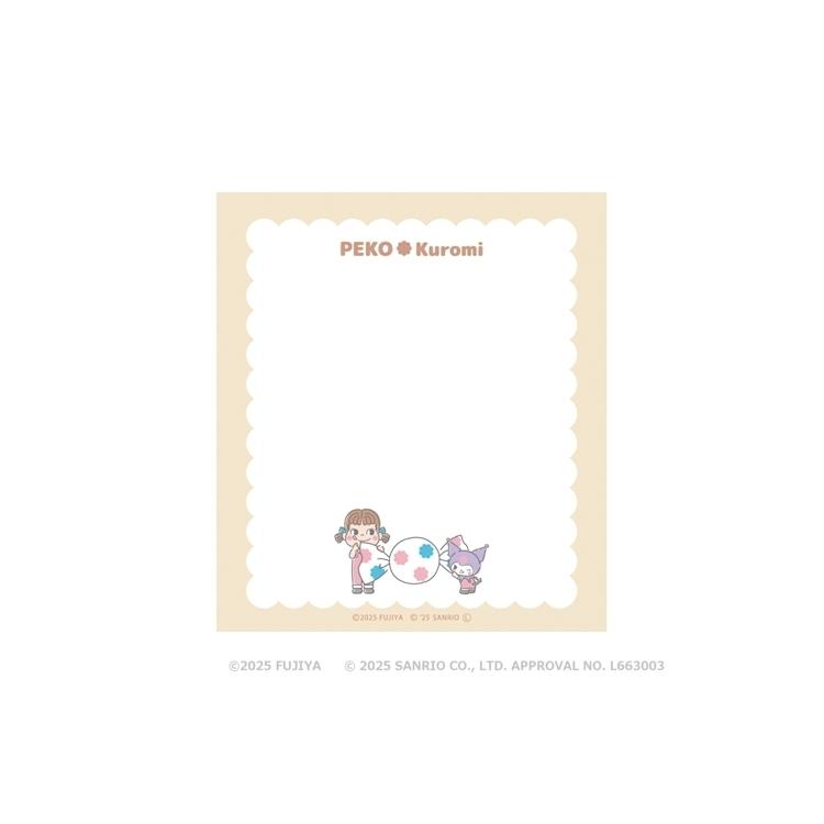メモパッド PEKO×サンリオキャラクターズ ドットB ドットB