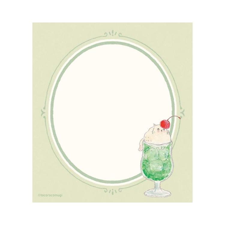 メモパッド トコロコムギ 喫茶 喫茶