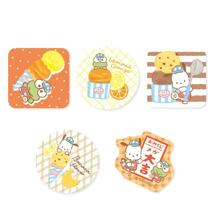 おみくじフレークシール はぴだんぶい【ロフト限定】