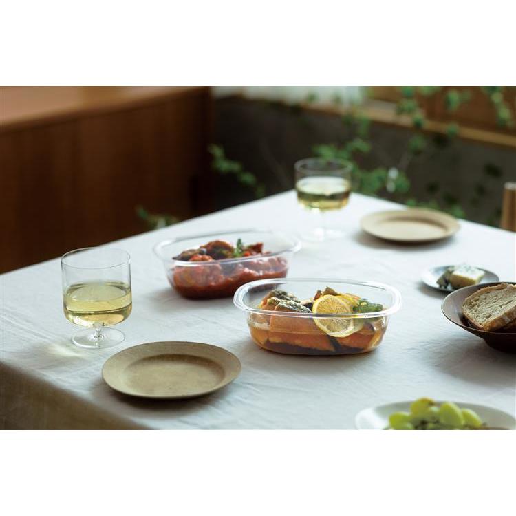 うつわにもなる保存容器 650ml 2個入 クリア クリア