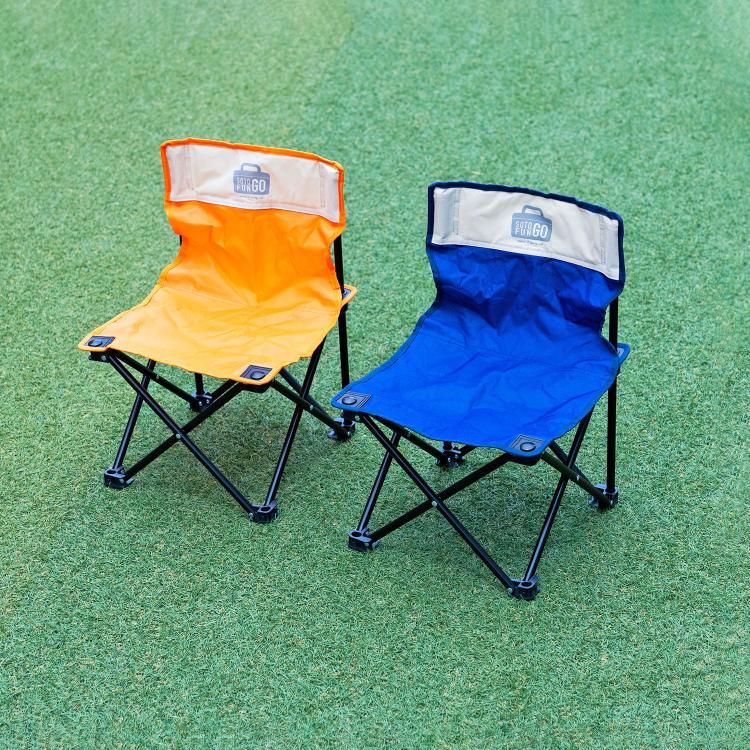 ※新品※4台 アウトドアチェア 折りたたみ キャンプ椅子コンパクト オレンジ
