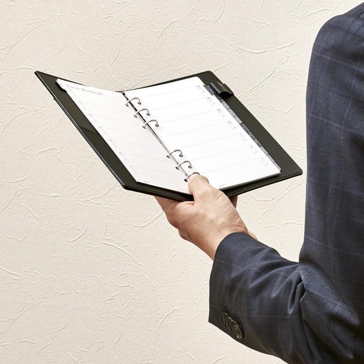 2026年1月始まりシステム手帳用リフィル バイブル 週間バーチカル データプラン 見開き2週間