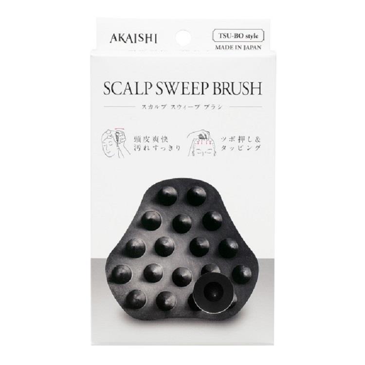 スカルプスウィープブラシ(ブラック): コスメ＆ビューティー