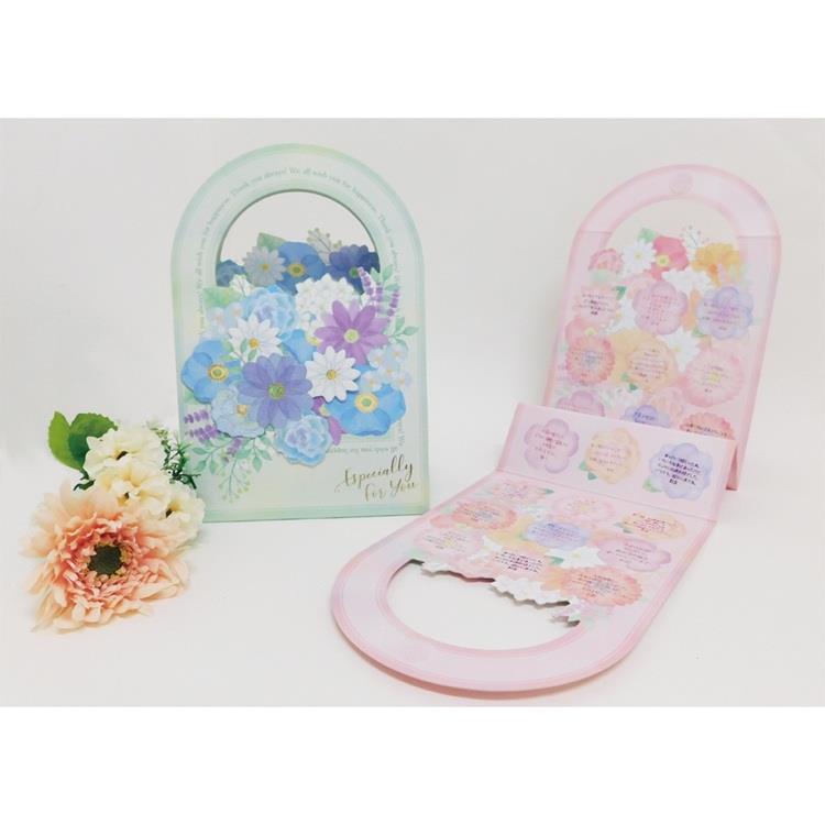 フラワーバッグ色紙 ブルー ブルー