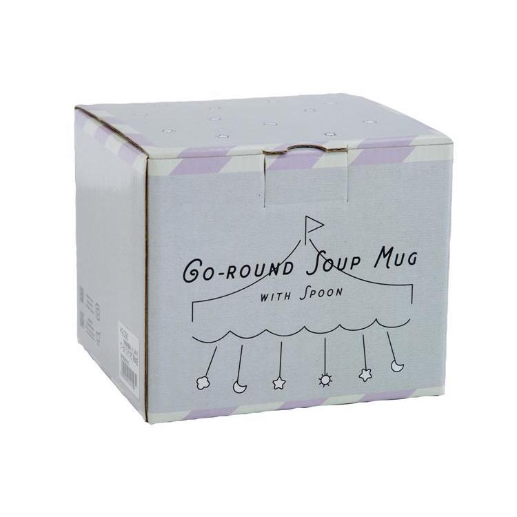 スープマグ Go-round 385ml ピンク×セージ ピンク×セージ
