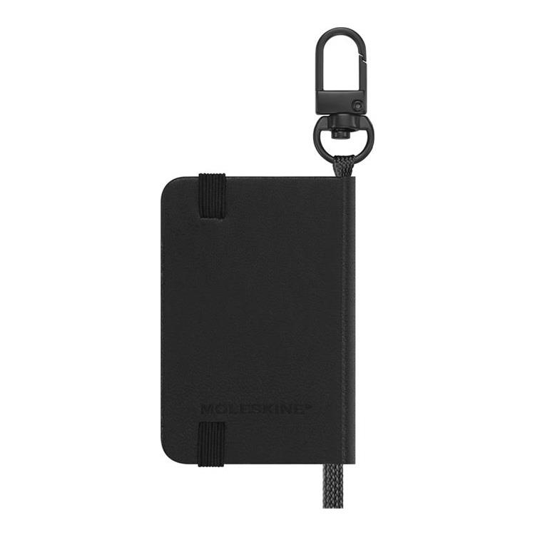 ミニノートブックチャーム ハードカバー 無地 ブラック