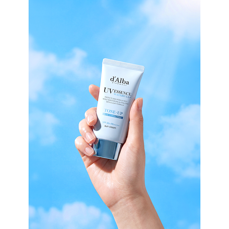 ダルバ ウォータフル トーンアップ サンクリーム ブルー 50ml