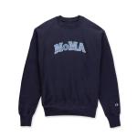 Champion クルーネックスウェットシャツ MoMA Edition ネイビー