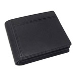 ボルボ 二つ折り財布 ブラック(ブラック): ファッション＆バラエティ 