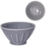茶碗:グレー