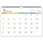 ２０２２年９月始まりカレンダー 壁掛け ａ４ ベーシック ベーシック ステーショナリー ロフト公式通販サイト Loft