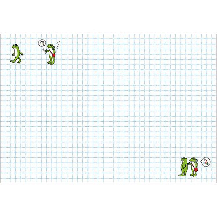 2027年1月始まり手帳 月間 A6 かえるの時間 ブルー ブルー