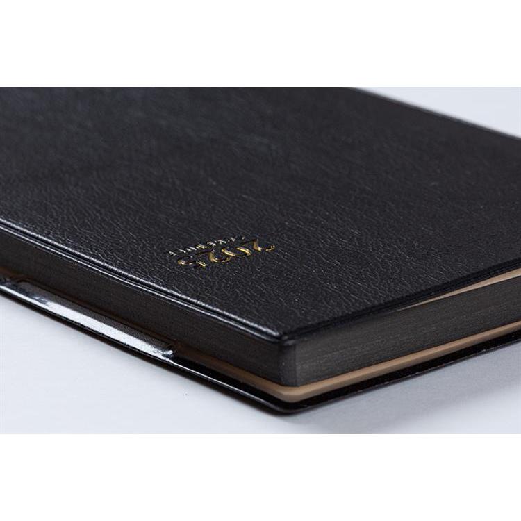 2025年 システム 手帳 ビジネス 渋かっ 黒 ブラック 