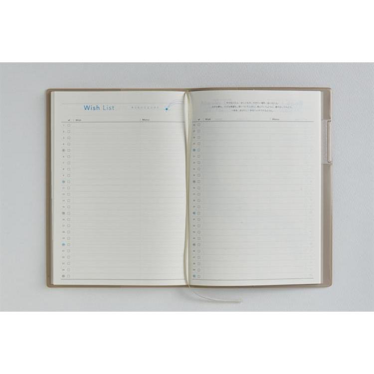 2026年3月始まり手帳 月間 B6 トリンコ2(714)グレージュ グレージュ