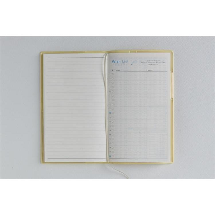 2026年3月始まり手帳 月間 B7 トリンコ3(733)バターイエロー バターイエロー