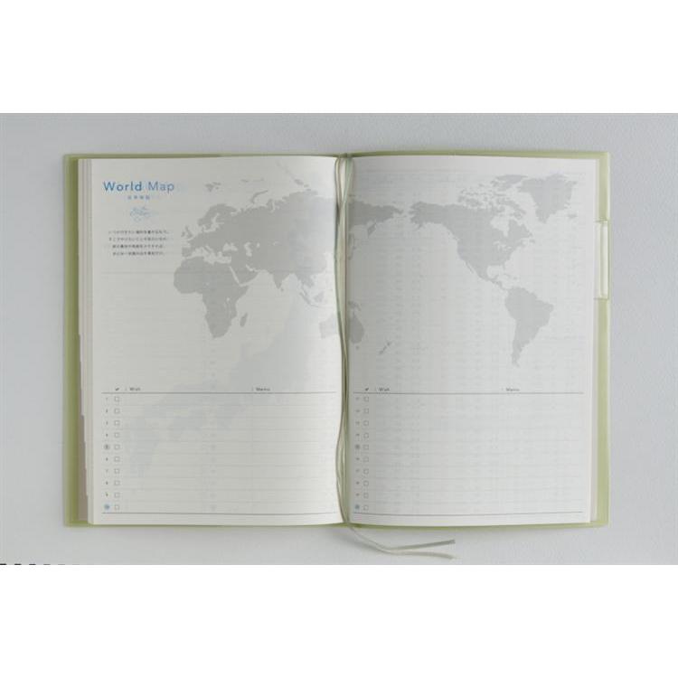 2026年4月始まり手帳 週間バーチカル A5 トリンコ11(751)セージグリーン セージグリーン