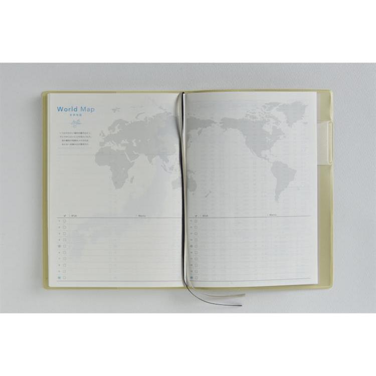 2026年4月始まり手帳 週間バーチカル B6 トリンコ7(755)クリームピスタチオ クリームピスタチオ