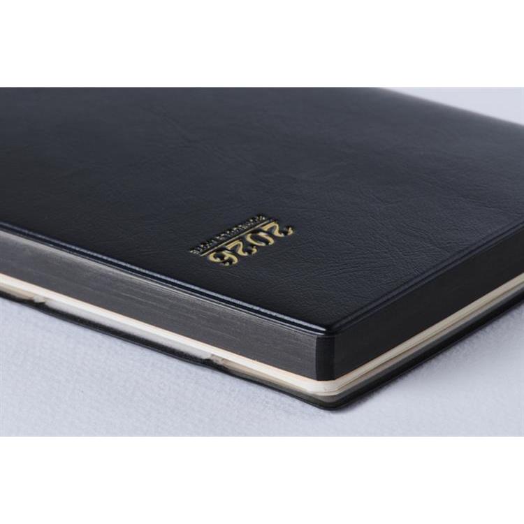 2026年3月始まり手帳 週間レフト B7 ビジネス手帳(800)黒