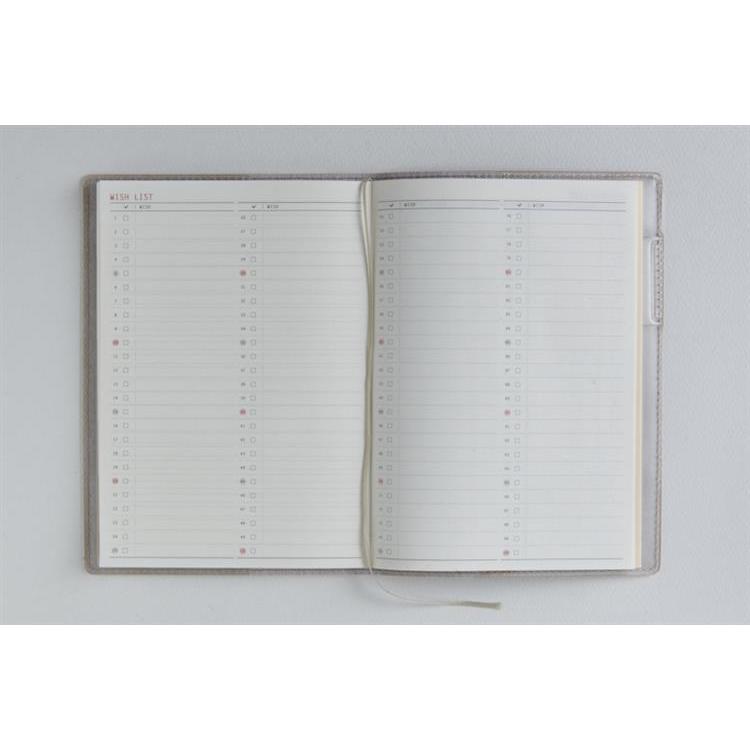 2026年3月始まり手帳 月間 B6 リラクレール1(602)カフェモカ