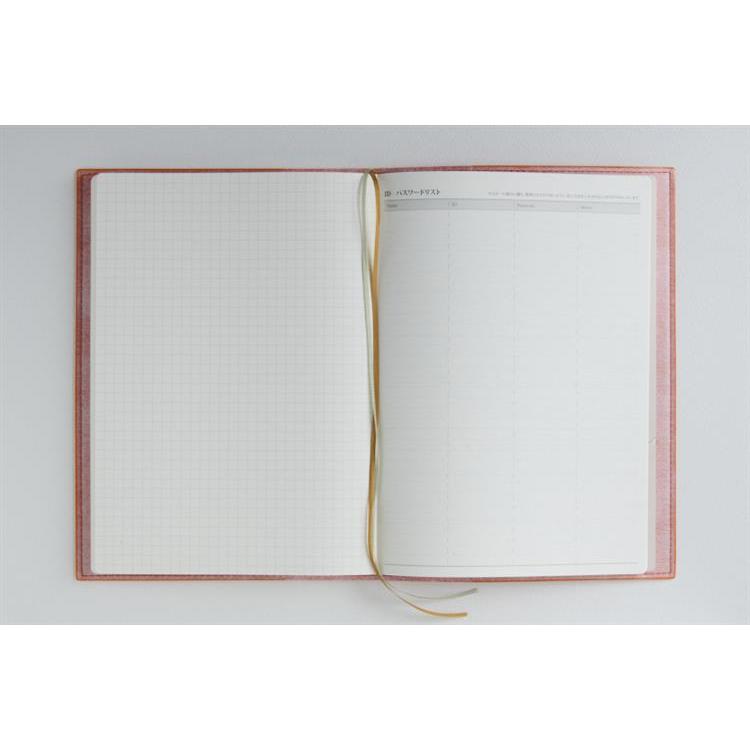 2026年3月始まり手帳 週間レフト A5 デスクダイアリーカジュアル4(964)オレンジ