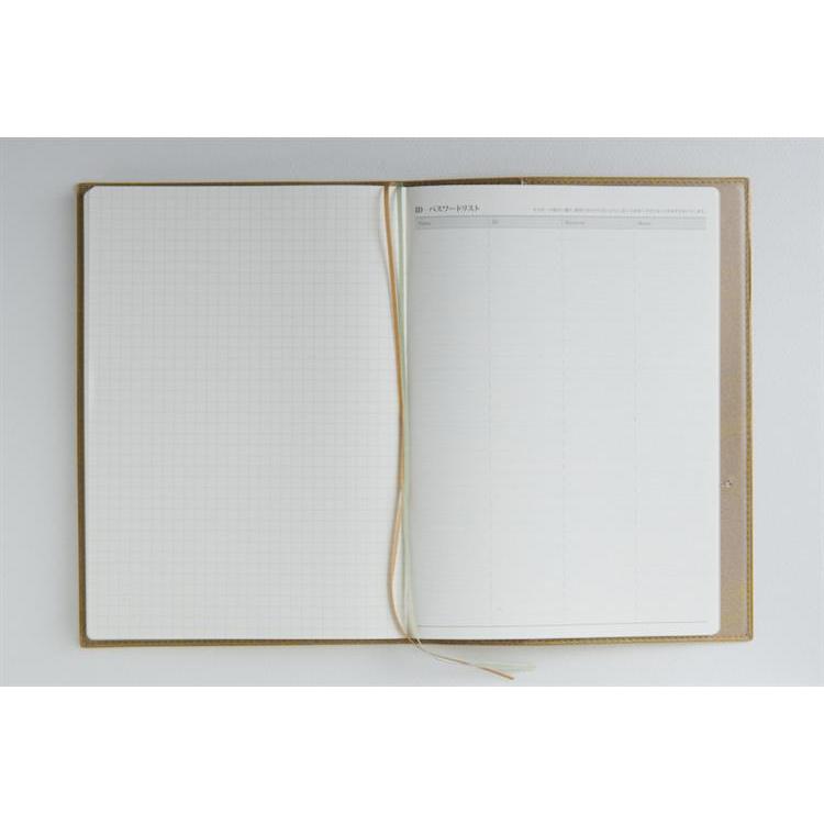 2026年3月始まり手帳 週間ブロック A5 デスクダイアリーカジュアル8(968)マスタード