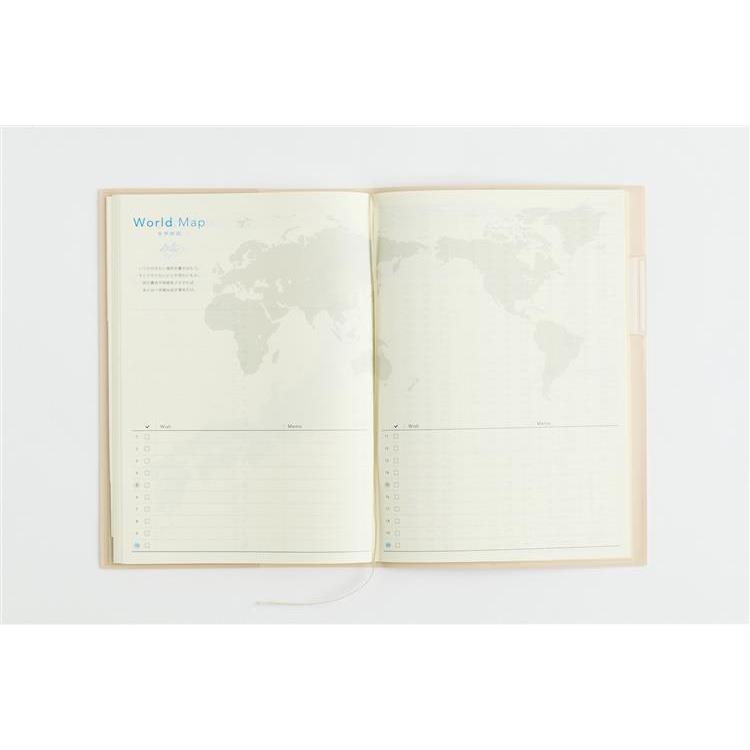 2026年12月始まり手帳 月間 A5 torinco12 ピンクベージュ