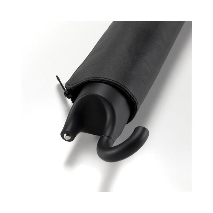 折りたたみ傘 晴雨兼用 IZA LARGE&HOOK ブラウン ブラウン