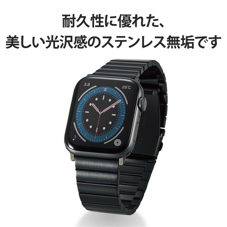 Apple Watch 44/42mm用 ステンレスバンド 1連